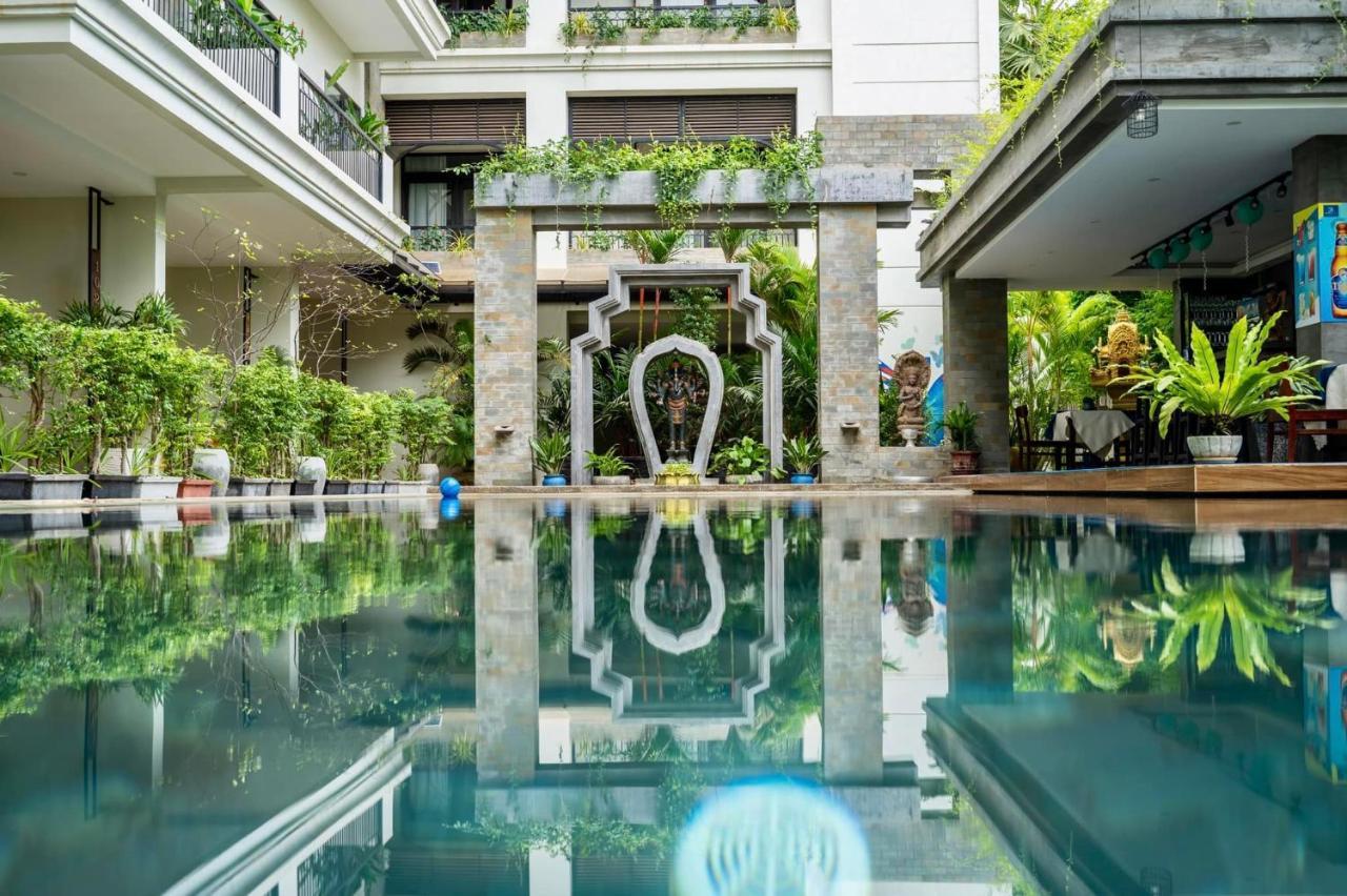 Bayon Modern Residence Siem Reap Bagian luar foto